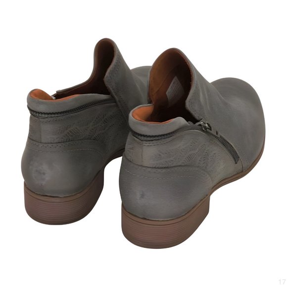 Cobb Hill Womens Crosbie Bootie Ankle Boot, Dusty Olive, Size 11 - Picture 3 of 6